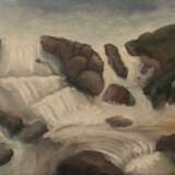 Водопад Кук-Караук Canvas Oil paint Landscape painting 2020 - photo 2