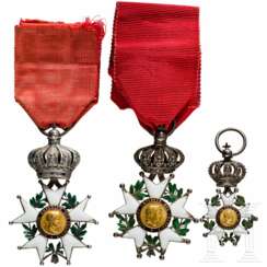 Drei Orden der Ehrenlegion, 19. Jahrhundert