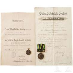 Auszeichnungen aus Sachsen-Weimar, Sachsen-Meiningen, Preußen