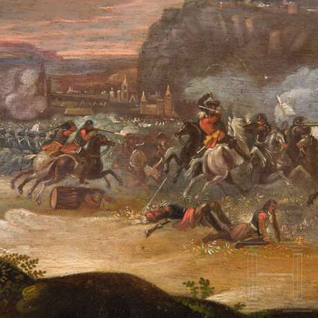 Szene einer Kavallerieattacke während der Belagerung von Namur 1692 - photo 3