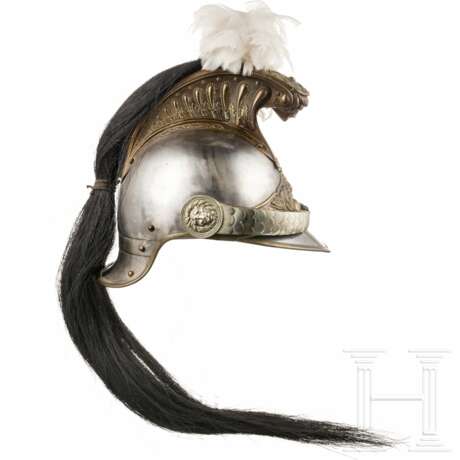Helm für Angehörige der Kavallerie, Ende 19. Jahrhundert - Foto 2