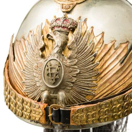 Helm M 1900 für Angehörige der Königlichen Leibgarde der Corazzieri, 1900 – 1946 - Foto 8