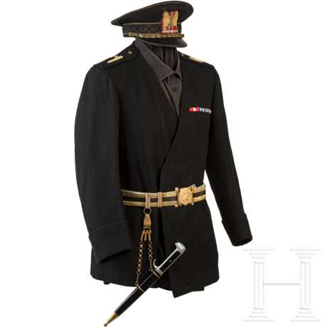 Uniformensemble für hohe Funktionäre der italienischen Faschisten, 1. Hälfte 20. Jahrhundert - Foto 2