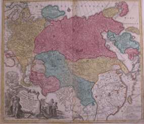 карта Великой России1757 год