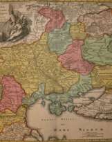 Карта - Україна XVIII ст..