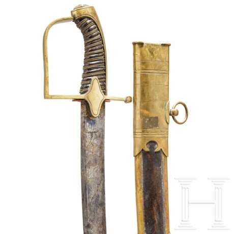 Säbel für Husarenoffiziere ähnlich dem Modell 1798 für leichte Kavallerie, Ende 18. Jahrhundert - Foto 3