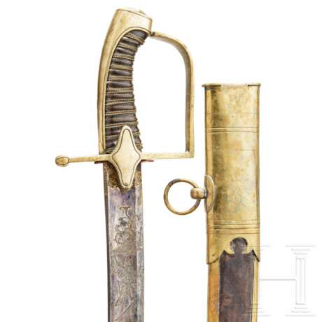 Säbel für Husarenoffiziere ähnlich dem Modell 1798 für leichte Kavallerie, Ende 18. Jahrhundert - Foto 4