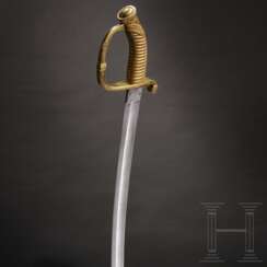 Säbel M 1865 für Offiziere der Infanterie, sogenannte "goldene Waffe", verliehen für Tapferkeit