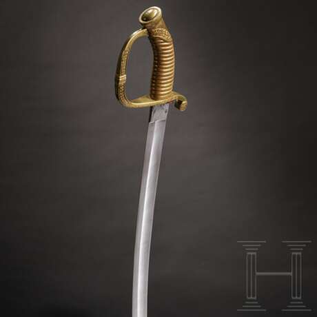 Säbel M 1865 für Offiziere der Infanterie, sogenannte "goldene Waffe", verliehen für Tapferkeit - photo 1