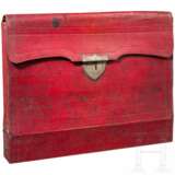 Dokumententasche aus rotem Leder, mglw. Russland, 1. Drittel 19. Jahrhundert - фото 1