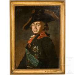 Zar Paul I. (1754 – 1801) – Portraitgemälde, um 1800