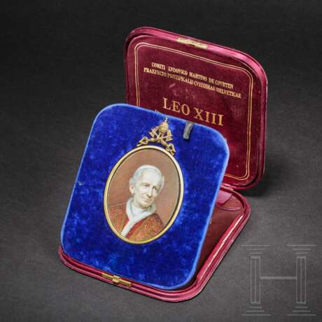 Papst Leo XIII. (1810 – 1903) – Geschenk an den Kommandeur der Schweizer Garde - photo 1