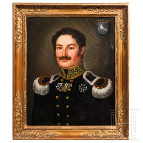 Portraitgemälde eines Majors der Jäger der Befreiungskriege - Foto 1