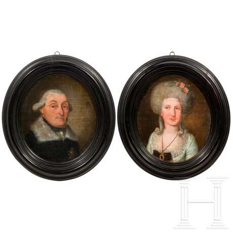 Bildnisse des preußischen Generals von Dalwig und seiner Ehefrau, um 1780 - фото 1