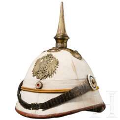 Helm zur Tropenuniform für Offiziere der Schutztruppe, um 1905
