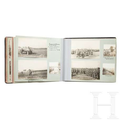 Vier beschriftete Fotoalben, 1. Weltkrieg (Offizier im IR 368) - photo 2