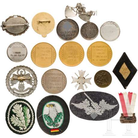 Große Gruppe Schießpreise und Medaillen, von Freikorps bis zum 2. Weltkrieg - фото 2