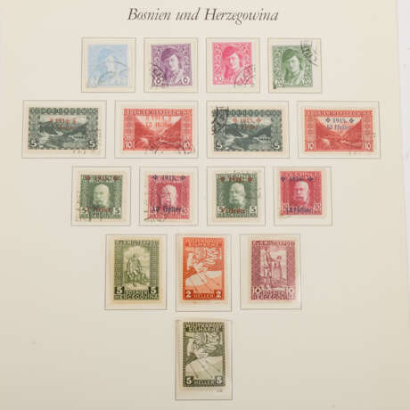 Bosnien-Herzegowina - Sammlung ex. 1878/1916, - Foto 6