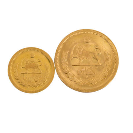 Persien / Gold - 1 Pahlavi + 1/4 Pahlavi, - фото 2