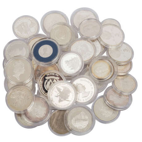 Silberlot Münzen zur Geschichte der Seefahrt, - Foto 2