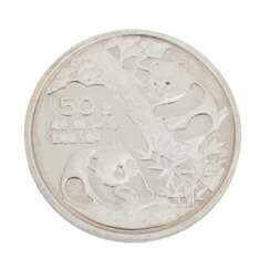 VR China - 50 Yuan 1990 (5 Unzen Silber),