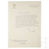 Schreiben Hitlers über die Ernennung Görings zum Beauftragten des zweiten Vierjahresplans vom 18. Oktober 1940 - фото 1