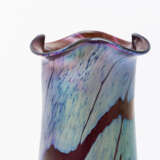 Irisierende Vase im Stil "Cobalt Pampas", 20. Jahrhundert - Foto 2