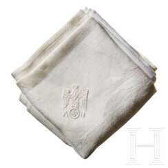 Adolf Hitler – a Napkin from Formal Personal Table Service