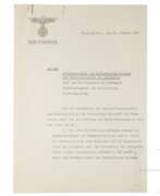 Третий рейх (1933-1945). Anordnung Hitlers an die Wehrmachtsbefehlshaber mit der Festlegung der Reihenfolge der GFM und Großadmirale vom 22.2.1944 - Exemplar Göring