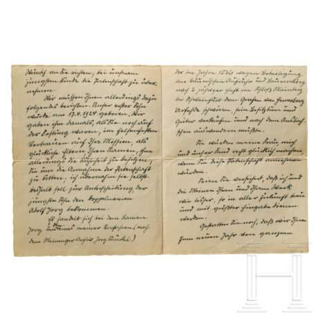 Fritz Sauckel - eigenhändiger Brief an Hitler vom 27.12.1934 - photo 2