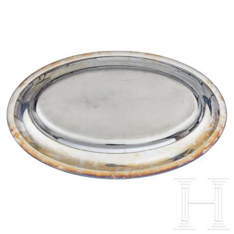 Adolf Hitler – a Large Oval Serving Tray from his Personal Silver Service - photo 2
