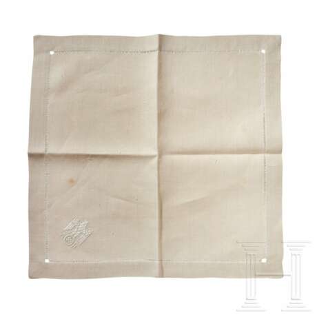 Adolf Hitler – a Napkin from Informal Personal Table Service - photo 3