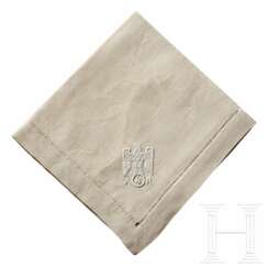 Adolf Hitler – a Napkin from Informal Personal Table Service