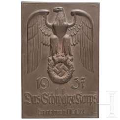 Ehrenplakette "Für erfolgreiche Mitarbeit 1937 - Das Schwarze Korps"