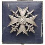 Spanienkreuz in Silber mit Schwertern im Etui, Juncker-Fertigung - фото 1