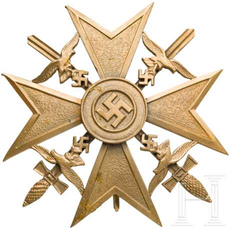 Spanienkreuz in Bronze mit Schwertern - Schickle-Fertigung - photo 1