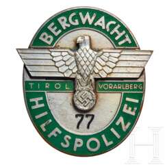 A Badge of the "Bergwacht Hilfspolizei Tirol Vorarlberg"