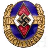 HJ-Meisterschaftsabzeichen, Nadel des Deutschen Reichssiegers in Gold 1943 - Foto 1