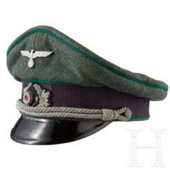 Schirmmütze für einen Sonderführer oder einen Wehrmachtsbeamten auf Kriegsdauer