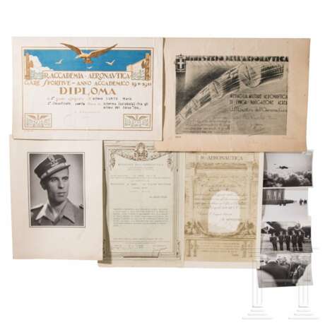 Flugzeugführer Mario CURTO - Großer Nachlass des Piloten des geheimen Langstreckenflugs Rom - Tokyo - Rom 1942 - photo 2