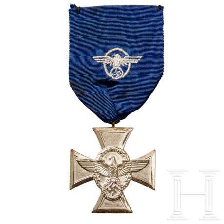 Allach-Ehrenpreisteller, Polizei-Schiführer-Abzeichen und weitere Auszeichnungen eines Gendarmerie-Offiziers - Foto 15