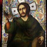 Icon "Christ Pantocrator" in silver cloisonne enamel frame Martin Koval (geb. 1980) Emaille Gemischte Technik 1900 - Foto 4