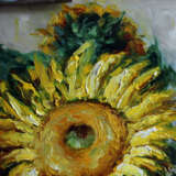 “Strawberries and sunflowers” Oil paint Impressionist Still life 2020 - photo 4