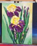 Maria Banachewicz (b. 1978). Irises in bloom