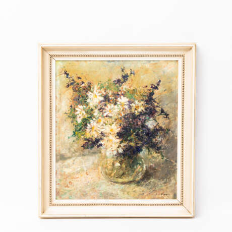 PIPPEL, OTTO (Lodz 1878-1960 PlaneGelbgold), "Stillleben mit Sommerblumen in Glasvase", - photo 2