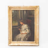 PETERS, PIETRONELLA, attr. (Stuttgart 1848-1924, Schülerin ihres Vaters P.F. Peters), "Lesendes Mädchen", - Foto 2