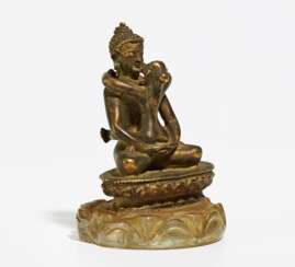 KLEINE FIGUR DES SAMATABHADRA IN YABYUM 