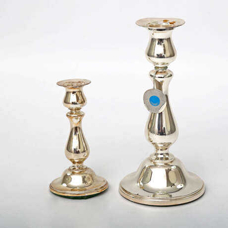 G+K Meistersilber Paar Kerzenhalter, 925, 20. Jahrhundert - photo 1