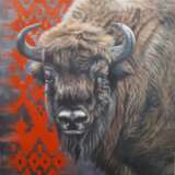 “Bison” Canvas Oil paint Realist Everyday life 2020 - photo 1