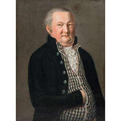 Maler 18./19. Jahrhundert, "Portrait des SIXT GOTTLIEB KAPFF (Marbach 1754-1914 Reutlingen)", - photo 1